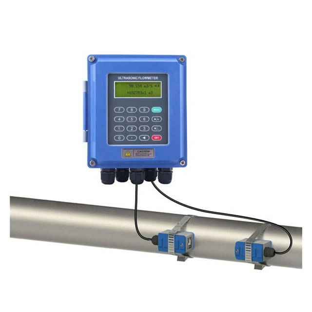 Ultrasonic Water Flow Meter Digital Portable Ultrasound Flow Detector ...