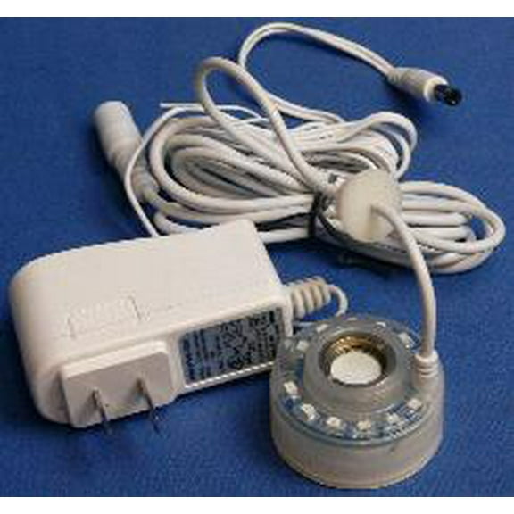 Ultrasonic Water Mister, Clear Plastic, LED Lights