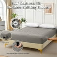 thumbnail image 1 of Ultrasonic Waterproof Diamond Grid Mattress Protector  Gray  Twin Size, 1 of 8