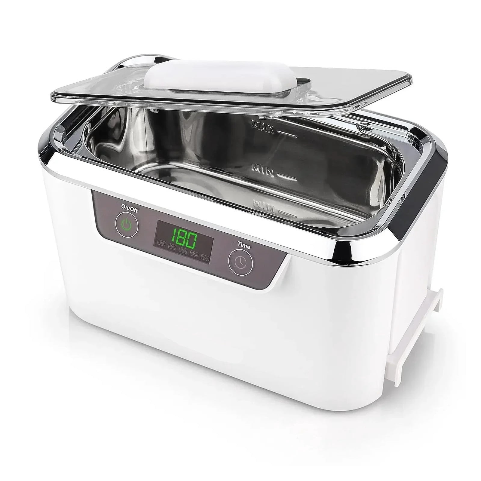 Ultrasonic jewelry cleaner for silver,gold,diamond ring,necklaces |   professional ultrasonic cleaner machine Glass