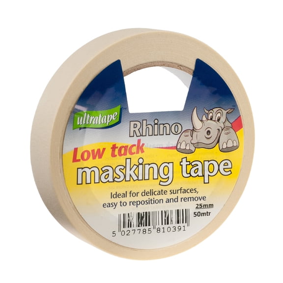 Ultratape Rhino Low Tack Masking Tape 25mm x 50m