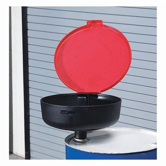 Ultratech Drum Funnel, 11.5inH,Black,Polyethylene 656