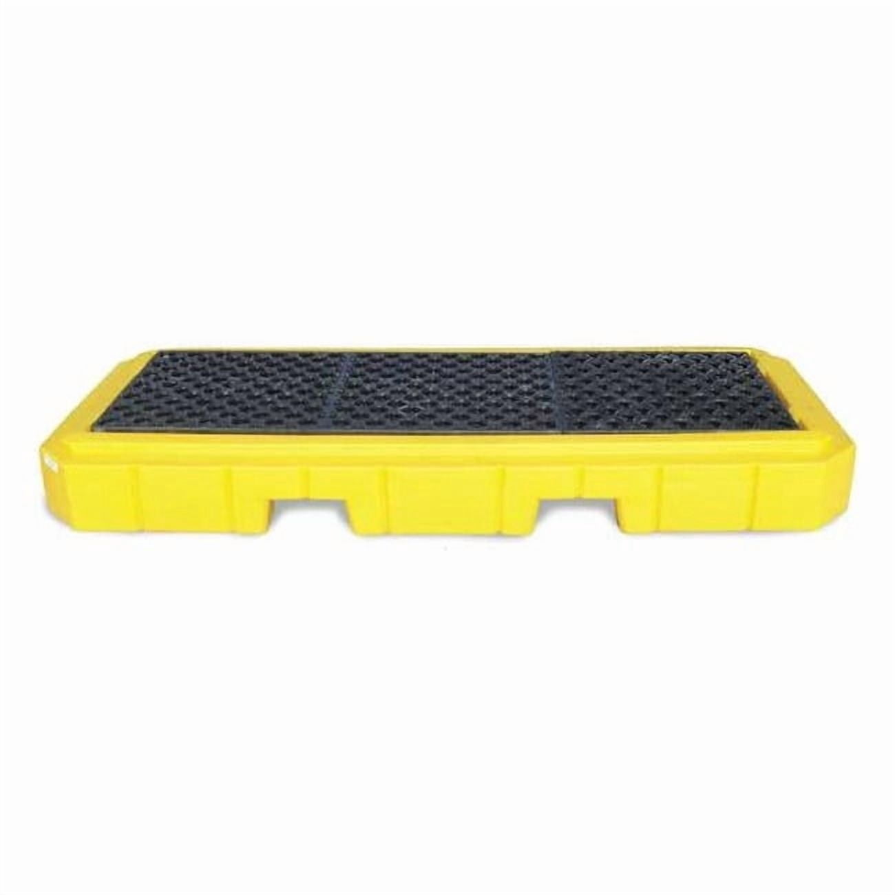 Spill Pallet, 66 gal Spill Capacity, 3 Drums, 4,500 lb Load Capacity, Polyethylene 9626