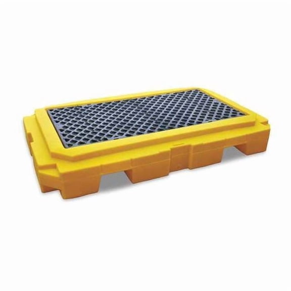 Drum Spill Containment Pallet,65-1/2" L 9611