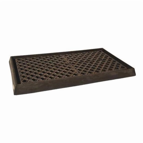 Spill Tray, Black, Rectangle, 14 gal 2350