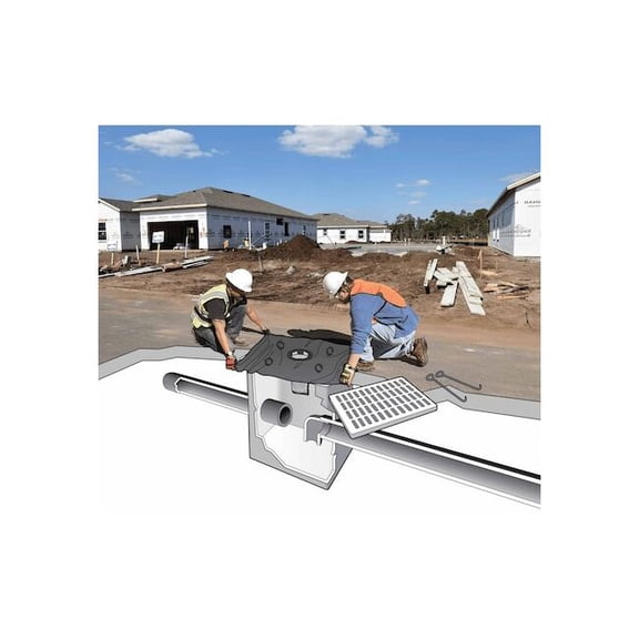 Ultratech Storm Drain Filter,Black,3 in H,PK10 8936