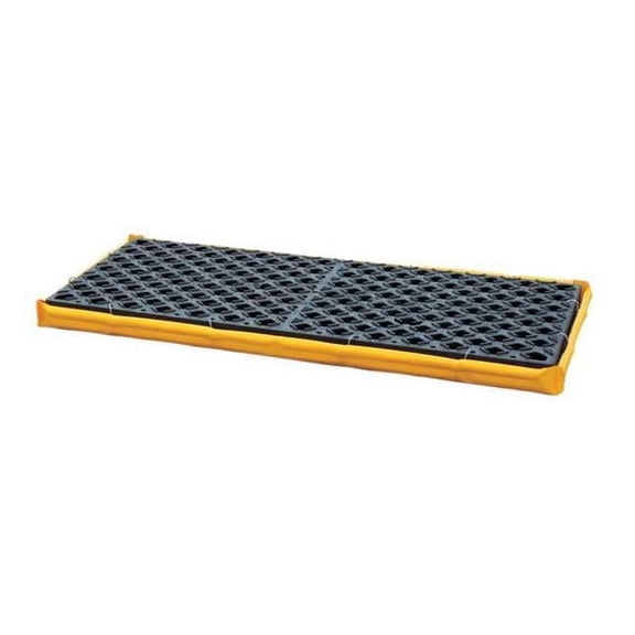 Spill Deck, 11 gal Spill Capacity, 2 Drums, 3,000 lb Load Capacity, Polyethylene 1351