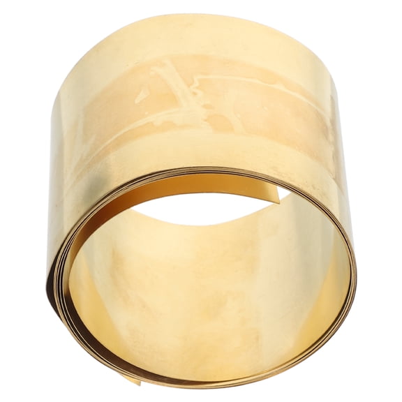 Ultrathin Brass Foil Sheet Golden Color Ideal for Lab Precise Cutting and Crafting