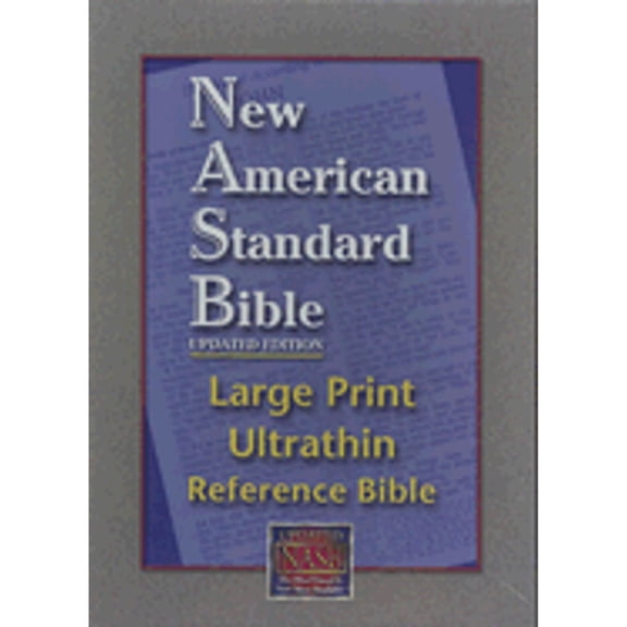 Pre-Owned Ultrathin Reference Bible Large Print-NASB (Unknown) 1581351356 9781581351354
