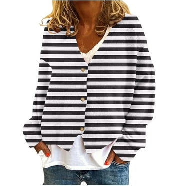 Ultrave Cardigans for Women Sweaters Fuzzy Lightweight Long Sleeve V Neck Fall Fashion Black 2XL