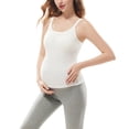 thumbnail image 1 of Ultrave Maternity Nursing Tank Top Built in Bra Hands Free Maternity Bra Adjustable Strap Ribbed Tank, 1 of 8