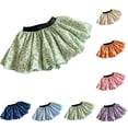thumbnail image 1 of Ultrave Toddler Girls' Tulle Skirt, Elastic Waist A-Line Tutu Skirt Summer Cute Light Skirts for 1-10 Y, 1 of 5