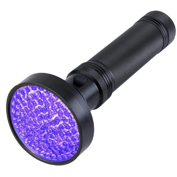 Ultraviolet Flashlights UV Detector, LED Flashlights Pet Urine Detector for Cat Urine, Stains, Bed Bug, Batteries not Included (100-UV purple flashlight)