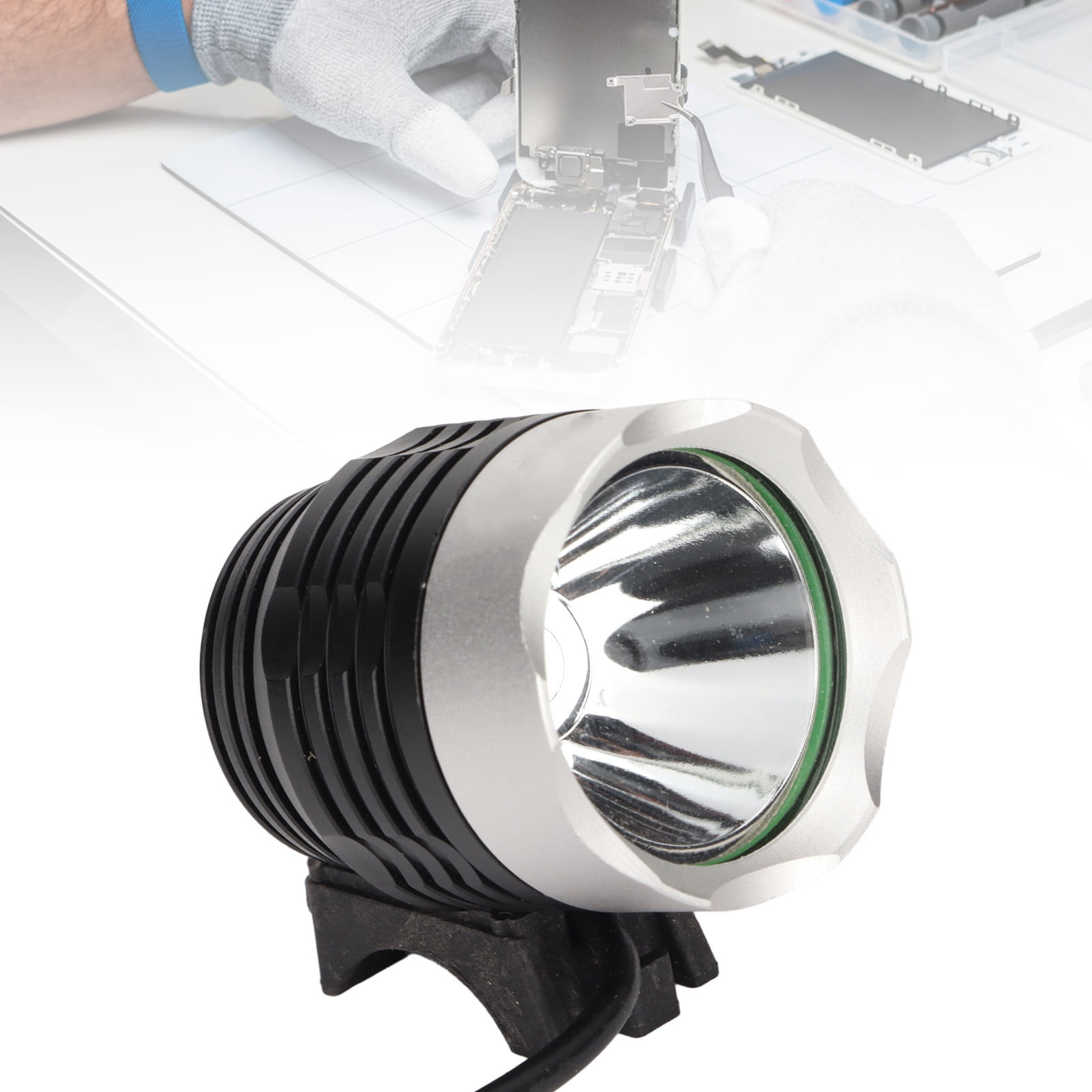 Ultraviolet Light, 395Nm Flashlight For Resin Curing Usb Powered Black