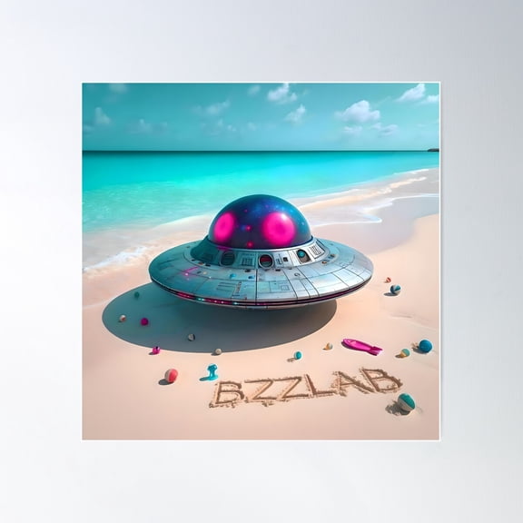 Ultraviolet. Poster Wall Art, Modern Wall Decor For Living Room Bedroom, 24x24 UNFRAMED