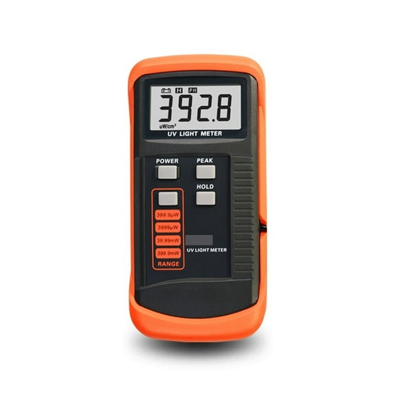 Ultraviolet Radiation Instrument,Lux Meter Test UVA And UVB Intensity Irradiance Meter Ultraviolet Radiation Detector ,Easy to Use