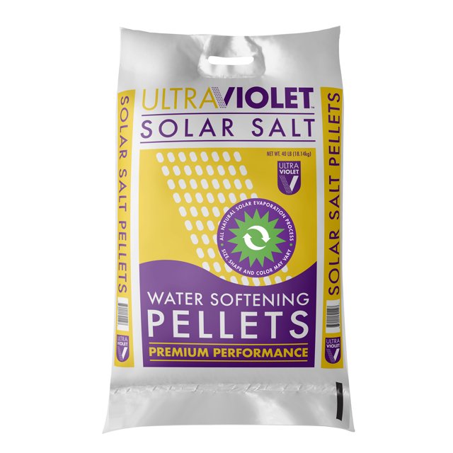 Ultraviolet Solar Salt Water Softening Pellets, Premium Performance, 40