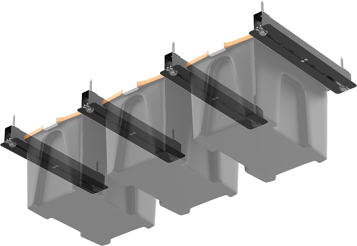 Ultrawall Overhead Garage Storage Racks for Bins, Ceiling Storage Rack