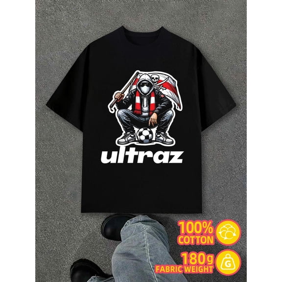Ultraz Soccer Fan for men 180G 100% Cotton white Classic Unisex Shirt Printed tshirts Unique Design Unisex Shirt Cotton tshirts Original Unisex Shirt Graphic Tee tshirts