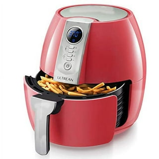  Ultrean Large Air Fryer 8.5 Quart, Electric Hot Airfryer XL  Oven Oilless Cooker with 7 Presets, LCD Digital Touch Screen and Nonstick  Detachable Basket,18 Month Warranty,1700W (White) : Home & Kitchen