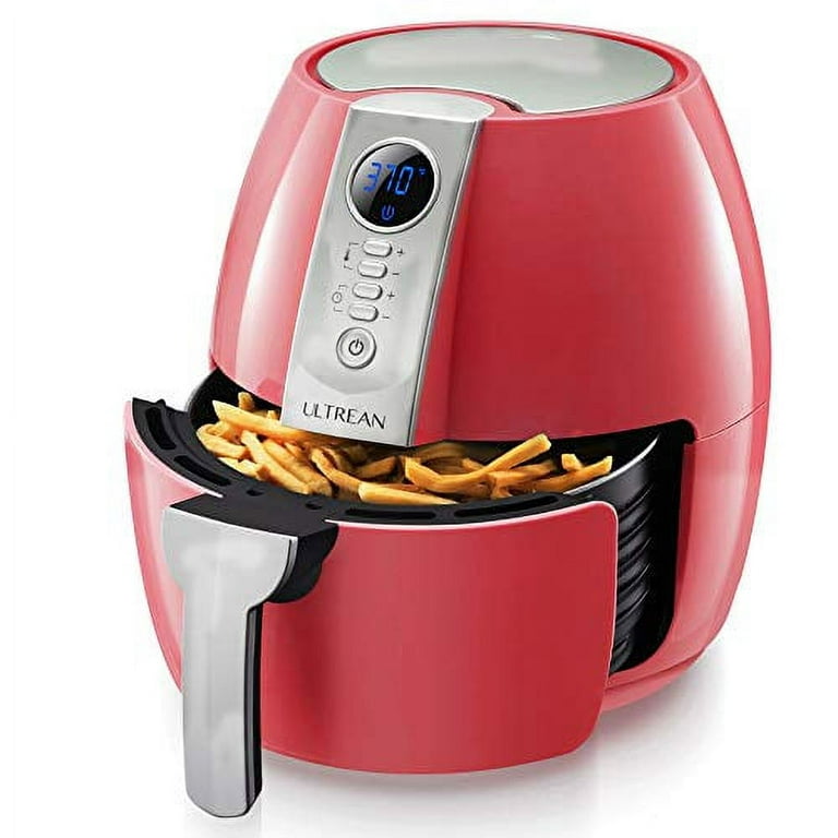Ultrean Air Fryer, 4.2 Quart (4 Liter) Electric Hot Air Fryers Oven Oilless  Cooker with LCD Digital Screen and Nonstick Frying Pot, UL Certified
