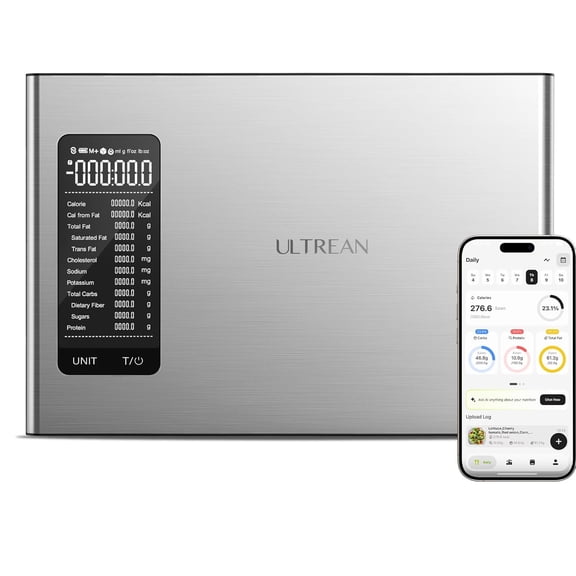 Ultrean Food Kitchen Scale with Nutritional Calculator with APP & AI