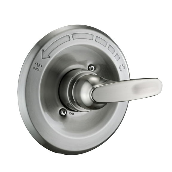Ultrimkit Replacement for Delta 13/14 Series Shower Trim Kit, Shower Cover Plate with Handle (Valve& Catridge Not Inclued) (Brushed Nickel)