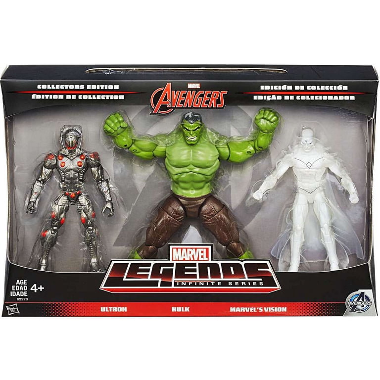 Ultron, Hulk & Marvel's Vision Action Figure 3-Pack - Walmart.com