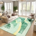 thumbnail image 1 of Ultrug Abstract Area Rug Soft Rugs Non-Slip Indoor Carpet for Bedroom Living Room Home Decor,4'x6',Green, 1 of 7