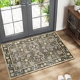 thumbnail image 1 of Ultrug Floral Area Rug Soft Non Slip Vintage Rugs for Living Room Bedroom Home Deocr Flower Carpet,2'x3',Coffee, 1 of 6