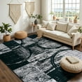 thumbnail image 1 of Ultrug Fluffy Rugs for Bedroom Abstract Area Rug for Living Room Decor Nursery Carpet,2'x3',Grey, 1 of 7