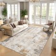 thumbnail image 1 of Ultrug Modern Abstract Rugs Vintage Area Rug Soft Indoor Carpet for Bedroom Living Room Home Decor,4'x6',Khaki, 1 of 7