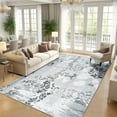 thumbnail image 1 of Ultrug Modern Abstract Rugs Vintage Area Rug Soft Indoor Carpet for Bedroom Living Room Home Decor,8'x10',Light Gray, 1 of 7