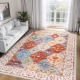 thumbnail image 1 of Ultrug Soft Boho Area Rug Moroccan Geometric Rugs Washable Carpet for Bedroom Living Room Home Decor,4'x6',Beige, 1 of 7