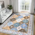 thumbnail image 1 of Ultrug Soft Boho Area Rug Moroccan Geometric Rugs Washable Carpet for Bedroom Living Room Home Decor,4'x6',Blue, 1 of 7