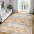 thumbnail image 1 of Ultrug Soft Boho Area Rug Moroccan Geometric Rugs Washable Carpet for Bedroom Living Room Home Decor,4'x6',Yellow, 1 of 7