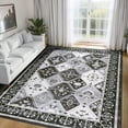 thumbnail image 1 of Ultrug Soft Boho Area Rug Moroccan Geometric Rugs Washable Carpet for Bedroom Living Room Home Decor,6'x9',Black Gray, 1 of 7
