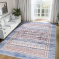 thumbnail image 1 of Ultrug Soft Boho Area Rug Moroccan Geometric Rugs Washable Carpet for Bedroom Living Room Home Decor,6'x9',Blue, 1 of 7