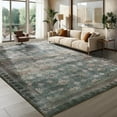 thumbnail image 1 of Ultrug Vintage Floral Rugs Soft Boho Area Rug Indoor Carpet for Living Room Bedroom Home Decor,4'x6',Brown, 1 of 7