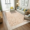 thumbnail image 1 of Ultrug Vintage Floral Rugs Soft Boho Area Rug Indoor Carpet for Living Room Bedroom Home Decor,6'x9',Light Orange, 1 of 7