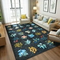 thumbnail image 1 of Ultrug Vintage Rugs Floral Printed Area Rug Soft Carpet for Living Room Bedroom Home Decor,4'x6',Blue, 1 of 7