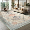 thumbnail image 1 of Ultrug Vintage Rugs Soft Accent Area Rug Boho Carpet for Bedroom Living Room Home Decor,4'x6',Orange, 1 of 7