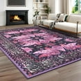 thumbnail image 1 of Ultrug Vintage Rugs Soft Accent Area Rug for Bedroom Living Room Home Decor Boho Carpet,5'x8',Purple, 1 of 7