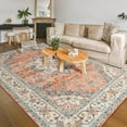 thumbnail image 1 of Ultrug Vintage Rugs Soft Accent Area Rug for Bedroom Living Room Home Decor Carpet,5'x7',Red, 1 of 7