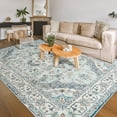 thumbnail image 1 of Ultrug Vintage Rugs Soft Accent Area Rug for Bedroom Living Room Home Decor Carpet,9'x11',Light Blue, 1 of 7