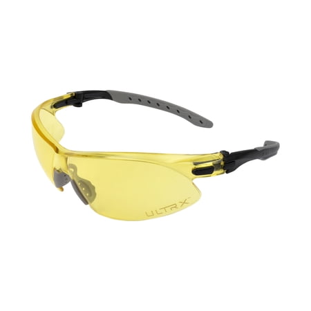 Ultrx Keen Safety Glasses, Yellow