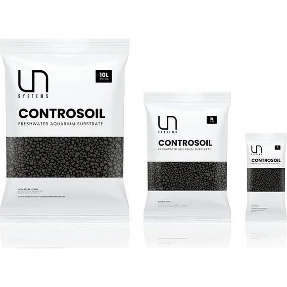 Ultum Nature Systems Controsoil - Aquarium Substrate Soil Gravel for Natural Aquatic Freshwater Planted Fish Tank, Black Extra Fine