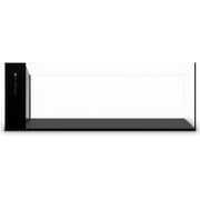 Ultum Nature Systems Dual All in One Complete Rimless Aquarium for Freshwater & Saltwater Tanks, Triple-Chamber Filter System Included, Integrated Fish Tank Kit w/Sleek Design, 21 Gallon, 90LA, Black