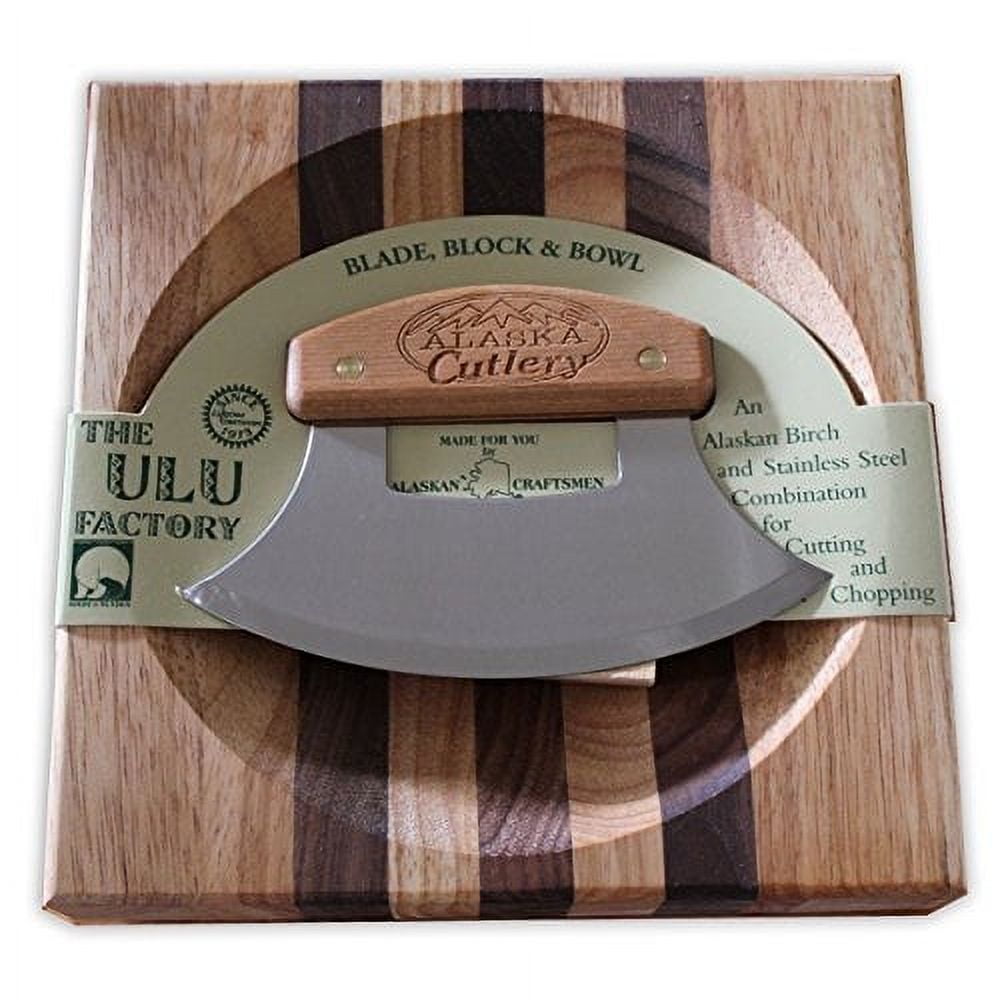 ULU FACTORY ボウルプレーンウォールナットヘッドハンドル　未使用品 Ulu Factory Ulu Bowl set Birch Handle AK Cutlery - Walmart.com