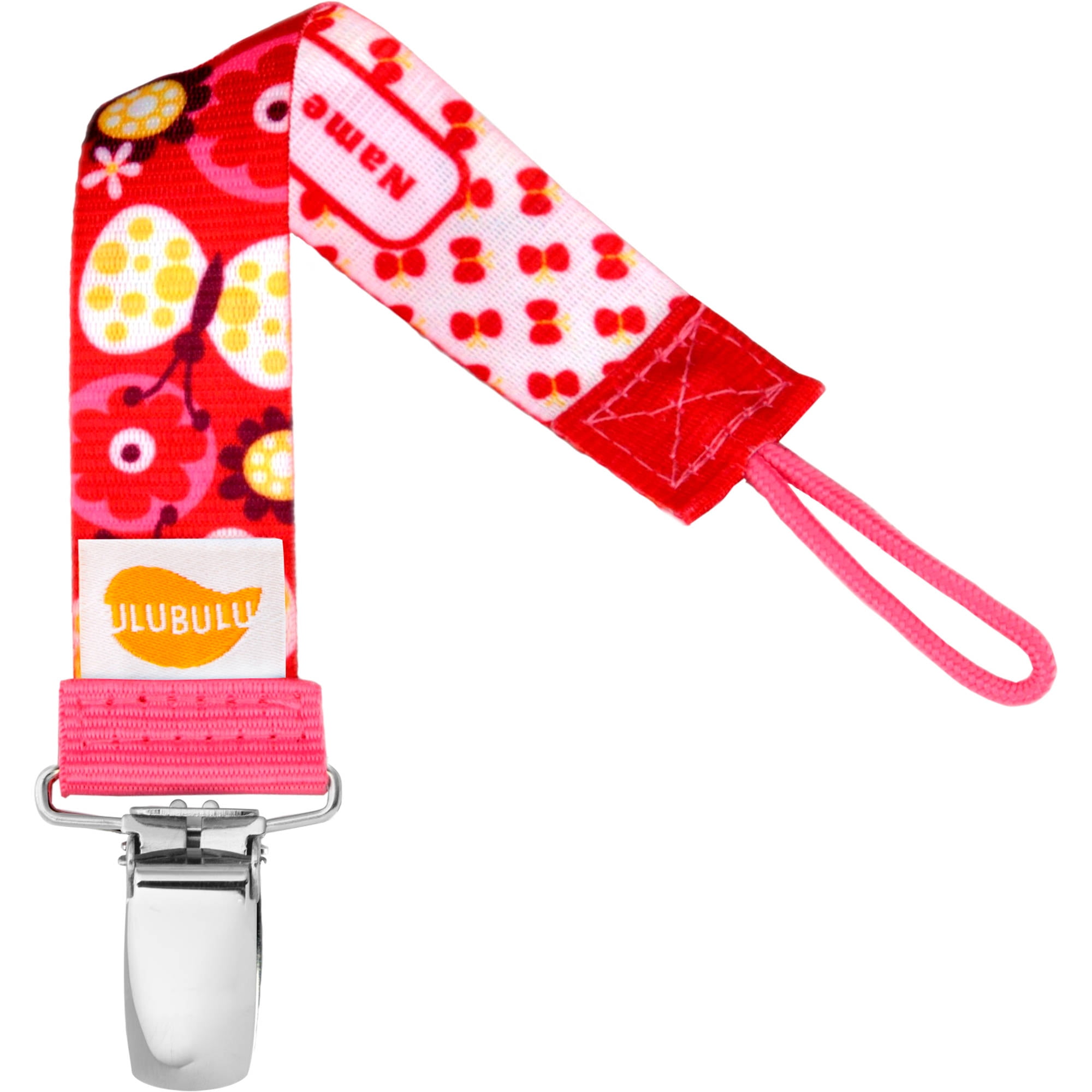 Ulubulu Butterfly Kisses Pacifier Clip 1 Count